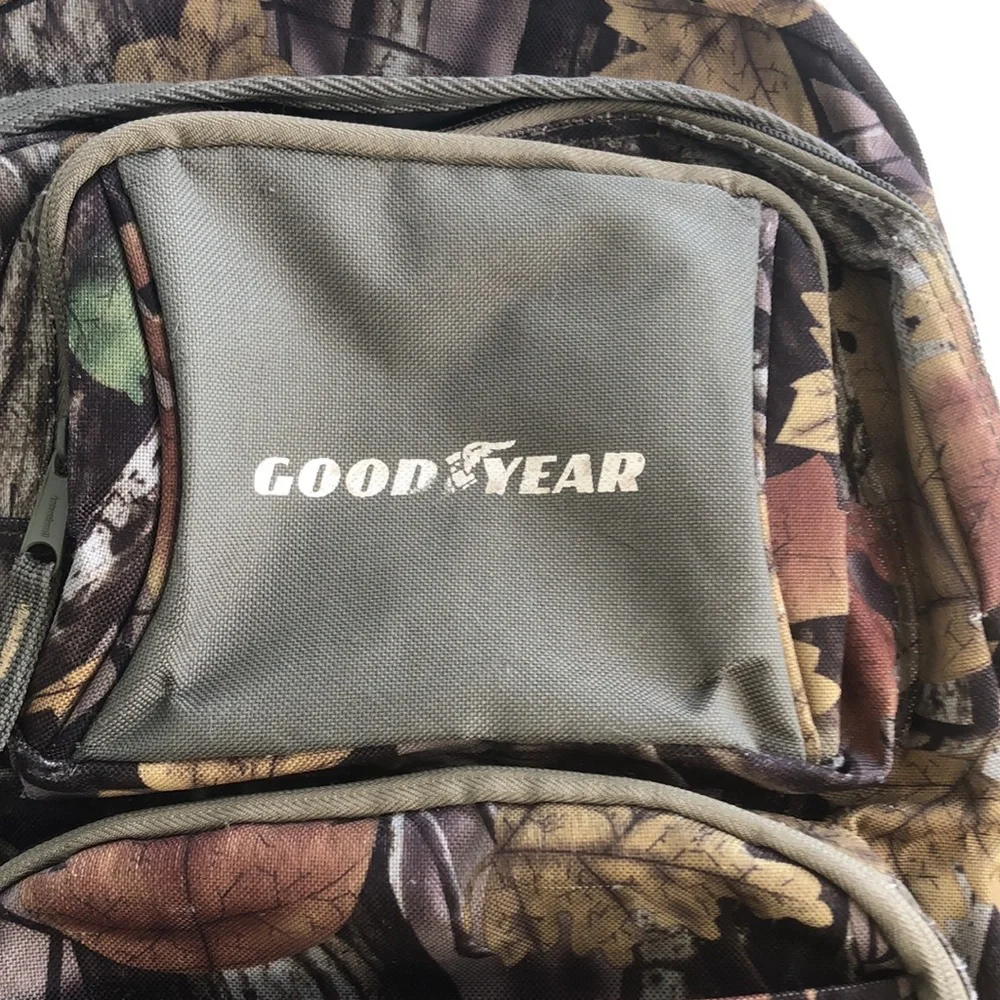 GOODYEAR CAMO BACKPACK • GUC - Picture 3 of 17